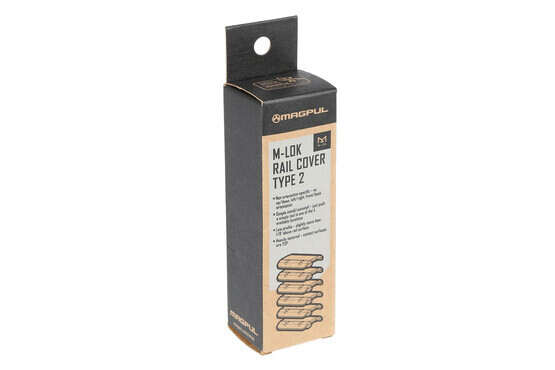 Magpul M-LOK rail cover type 2 black comes in a pack of 6